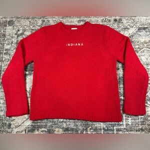 Vintage Oarsman Indiana University IU Hoosiers Crewnwck Sweater Women's Medium